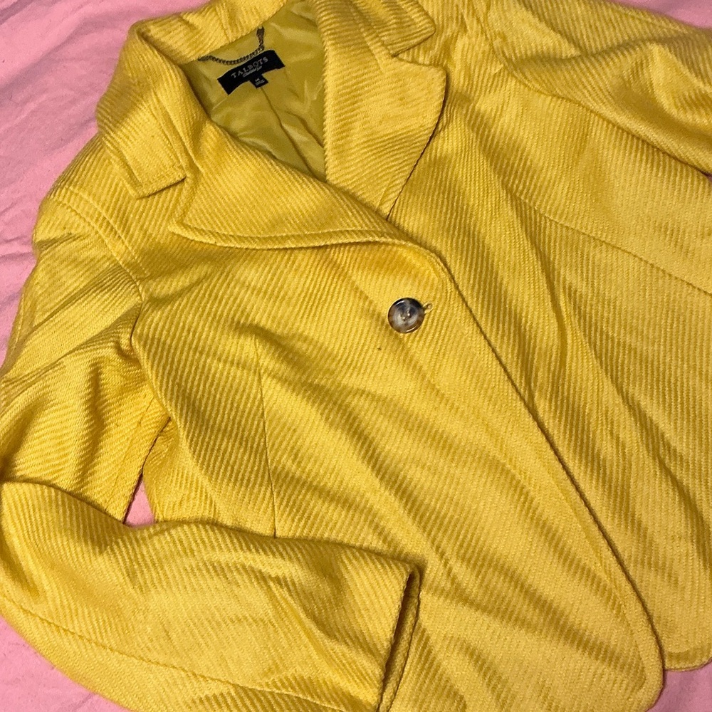 Talbots Vibrant Yellow Blazer - Picture 6 of 11